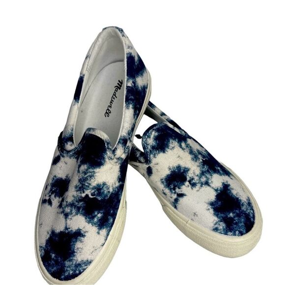 Madewell Sidewalk Tie Dye Slip-On Sneakers shoes NWOT Size 7.5 - Picture 4 of 11